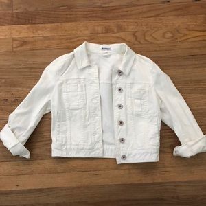 EXPRESS cropped jean jacket.